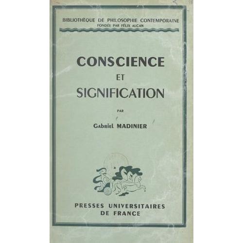 Conscience Et Signification