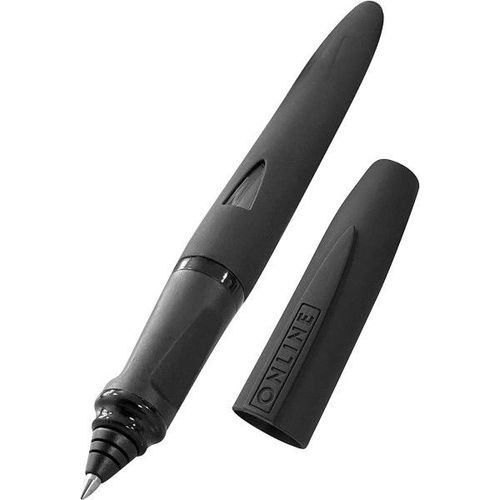 Stylo Roller - Rechargeable Avec Cartouche D'encre - Ergonomique - Online - Switch Expert Noir
