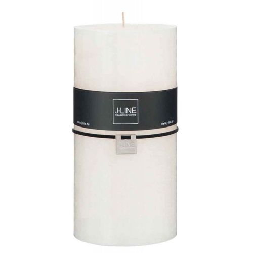 Paris Prix - Bougie Cylindrique Déco "junina" 20cm Vanille