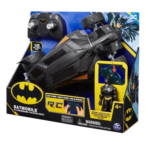 Batman Batmobile Rc 1-20 + Figurine 10 Cm Batman