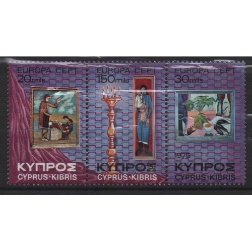 Chypre Timbres Europa 1975