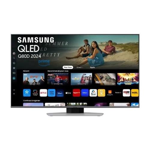 TV intelligente Samsung TQ55Q80D 4K Ultra HD QLED AMD FreeSync 55"