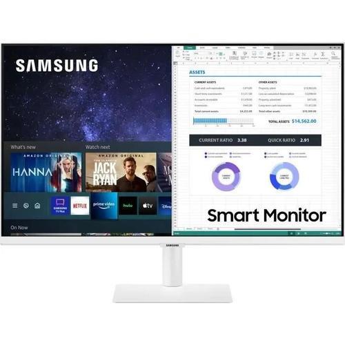 Samsung S27CM500EU - M50C Series - écran LED - Intelligent - 27" - 1920 x 1080 Full HD (1080p) @ 60 Hz - VA - 250 cd/m² - 3000:1 - HDR10 - 4 ms - 2xHDMI - haut-parleurs - noir