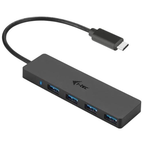 i-Tec USB-C Slim Passive Hub - Concentrateur (hub) - 4 x SuperSpeed USB 3.0 - de bureau