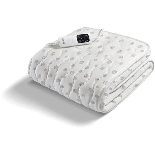 Surmatelas Chauffant - Imetec - 1 Place Adapto. 150x80cm - 6 Températures - 100% Coton Chauffage Rapide - Température Constante
