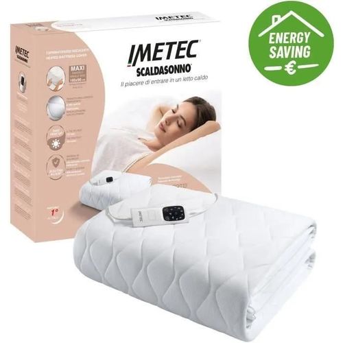 Imetec 16728 couverture et coussin chauffant Chauffe-lit électrique 150 W Blanc Tissu