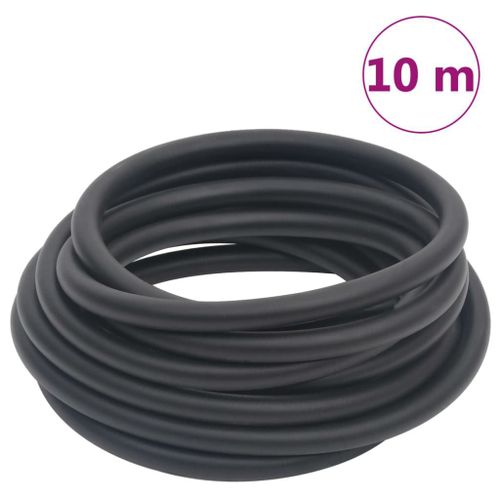 vidaXL Tuyau d'air hybride noir 10 m caoutchouc et PVC