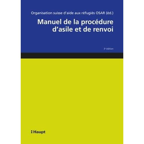 Manuel De La Procédure D'asile Et De Renvoi