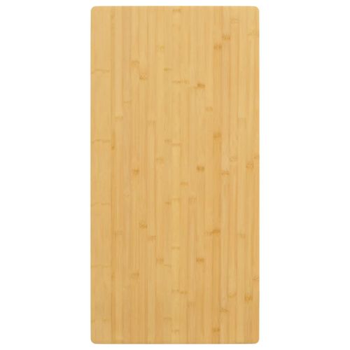 Vidaxl Dessus De Table 50x100x2,5 Cm Bambou
