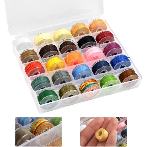 25 Rouleaux Fils Cirés Coloré 0.55mm*10m Cordon de Cirée Coton Fil Tressé Cordon Ciré pour Bracelet en Polyester Cire pour Bricolage