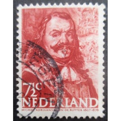 Pays-Bas N°402 Amiral M. A.De Ruyter Oblitéré