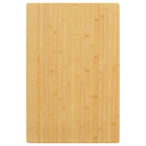 Vidaxl Dessus De Table 60x100x4 Cm Bambou