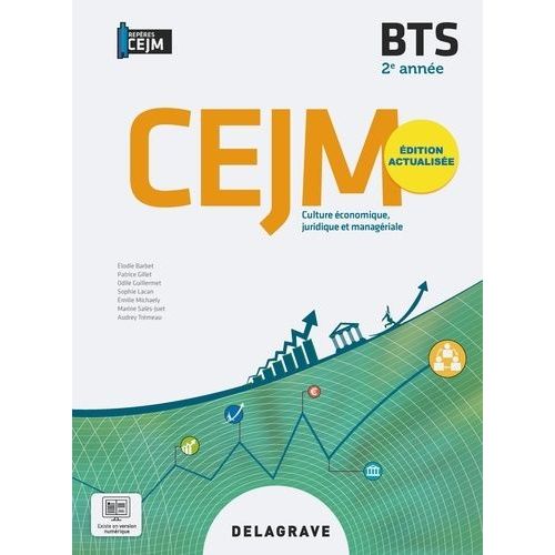Culture Économique, Juridique Et Managériale (Cejm) Bts 2e Année Repères - Pochette De L'élève