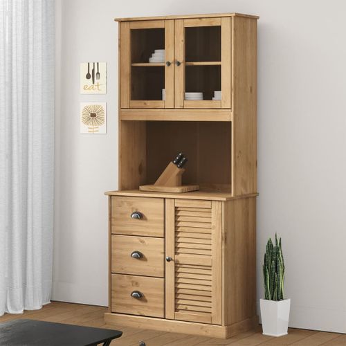 Vidaxl Dessus De Commode Vigo 78x30x100 Cm Bois Massif De Pin