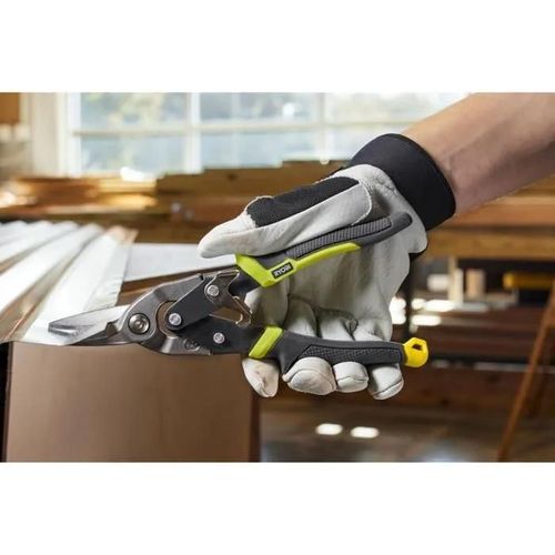Jeu de 3 cisailles aviation - RYOBI - Universelle. passe-franc droite. passe-franc gauche