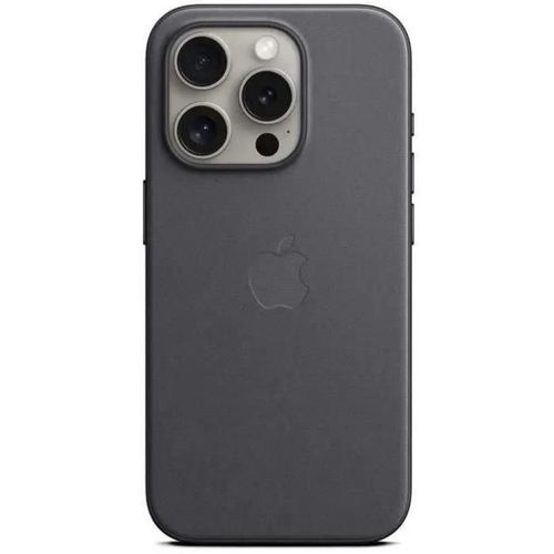 Apple - Coque De Protection Pour Téléphone Portable - Compatibilité Avec Magsafe - Tissu Fin - Noir - Pour Iphone 15 Pro