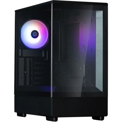 Boitier PC Mini Tour Micro ATX Zalman P10 RGB avec panneaux vitrés - Noir