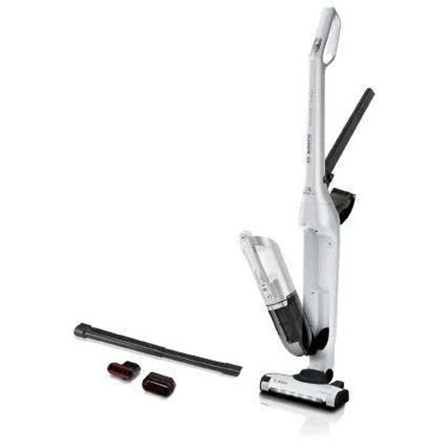 Bosch Flexxo BBH3ALL28 - Aspirateur - balai/à main (2-en-1) - sans sac - sans fil - blanc métallisé