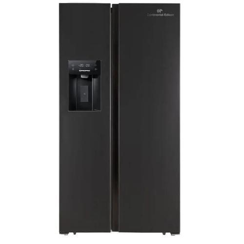 Réfrigérateur américain 556L - Total No Frost - distributeur d'eau et de glaçons - Classe E -moteur inverter - noir