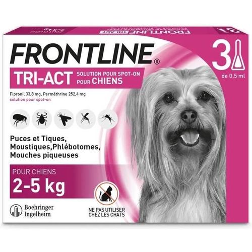 Frontline Tri-Act 5-10kg - 3 Pipettes