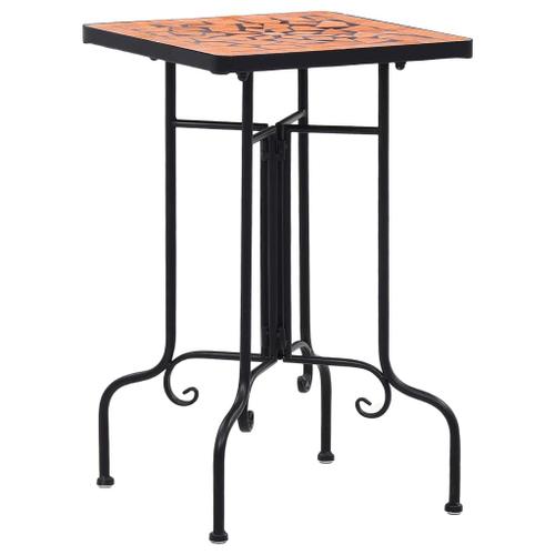 Vidaxl Table De Bistro Mosaïque Terre Cuite Céramique