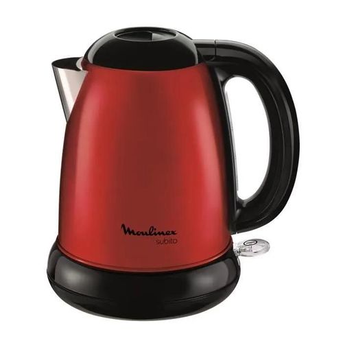 Moulinex Subito III BY5405 - Bouilloire - 1.7 litres - 2.2 kWatt - rouge rubis/noir