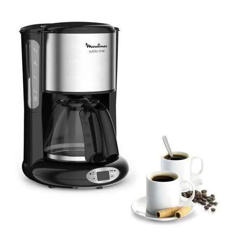 Moulinex Subito FG3628 10 - Cafetière - 15 tasses - noir/inox