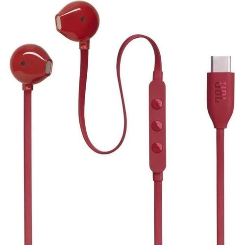 Ecouteurs intra-auriculaires filaire JBL Tune 305C rouge