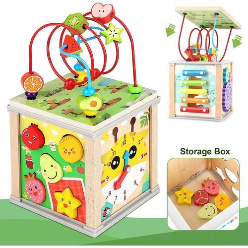 Cube de motricité - Cube éveil bébé - Jouets Montessori