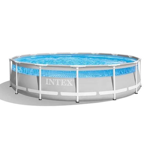 Piscine tubulaire Prism Frame Clearview ronde 4,27 x 1,07 m - Intex