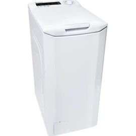 Machine à laver Candy SMART CSTG 27TMVE/1-47 - 40.5x60x85 cm (lxpxh) - chargement par le dessus - 46 litres - 7 kg - 1200 tours/min - blanc