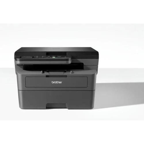 Imprimante multifonction Brother 3-en-1 laser monochrome avec impression recto-verso, WiFi, toner embarque 700 pages,