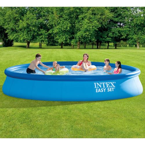 Intex Piscine Easy Set avec système de filtration 457x84 cm