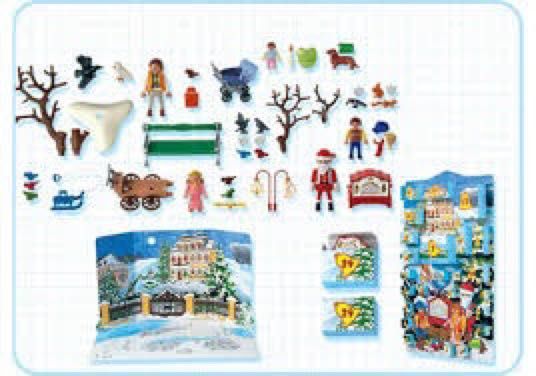 Calendrier de l'avent Chevalier playmobil 4153