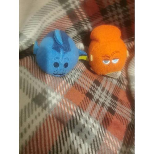 Lot Peluches  Hank Octopus Dory Poisson Chirurgien Mini Tsum Tsum Némo Finding Dory Disney Nicotoy