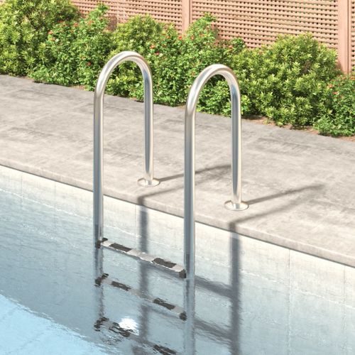 vidaXL Échelle de piscine 54x38x158 cm acier inoxydable 304