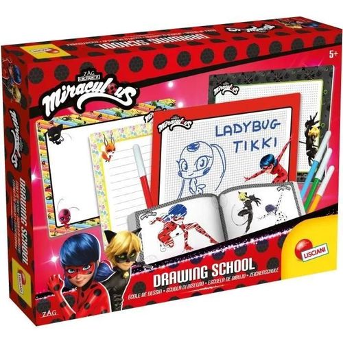 Ecole De Dessin - Miraculous Drawing School - Pour Apprendre A Dessiner - Lisciani