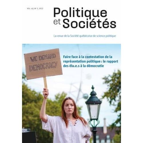 Politique Et Sociétés. Vol. 41 No. 2, 2022