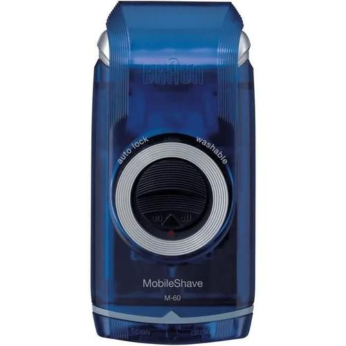 Braun Mobileshave M-60b - Rasoir - Transparent Blue