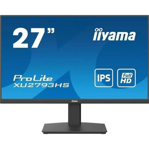 iiyama ProLite XU2793HS-B6 - Écran LED - 27" - 1920 x 1080 Full HD (1080p) @ 100 Hz - IPS - 250 cd/m² - 1000:1 - 1 ms - HDMI, DisplayPort - haut-parleurs - noir, mat