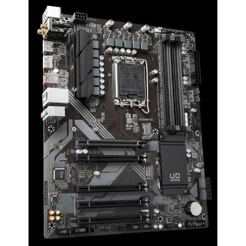 Gigabyte B760 DS3H AX DDR4 - 1.X - carte-mère - ATX - Socket LGA1700 - B760 Chipset - USB-C 3.2 Gen 2x2, USB 3.2 Gen 2, USB 3.2 Gen 1 - Gigabit LAN, Wi-Fi 6E - carte graphique embarquée (unité...