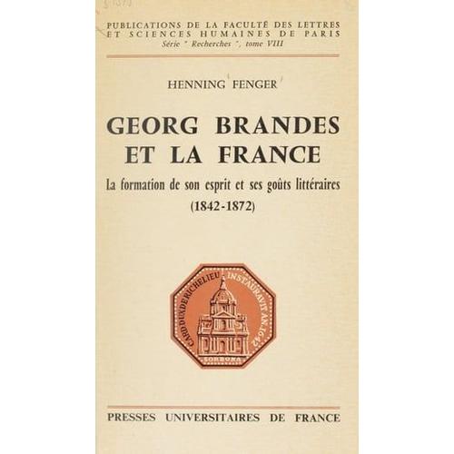Georg Brandes Et La France
