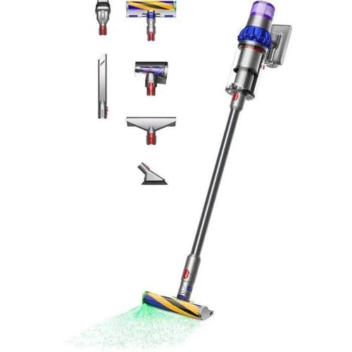 Dyson V15 Detect Fluffy - Aspirateur balai 2-en-1 sans sac sans fil chargeur inclus