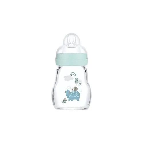 Biberon Verre - Bleu - 170 Ml