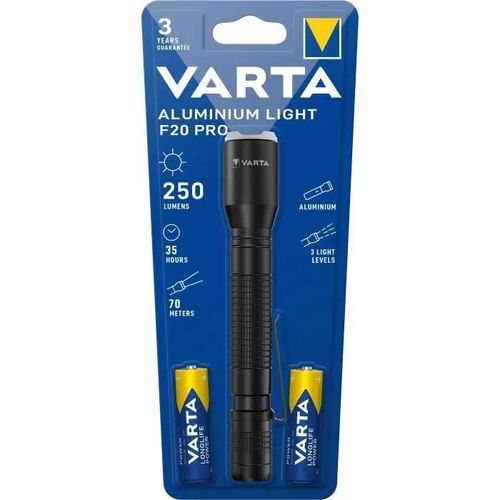 Vart Led Taschenl. Aluminium Light 250lm Inkl. 2x Alkaline Aa, Retai