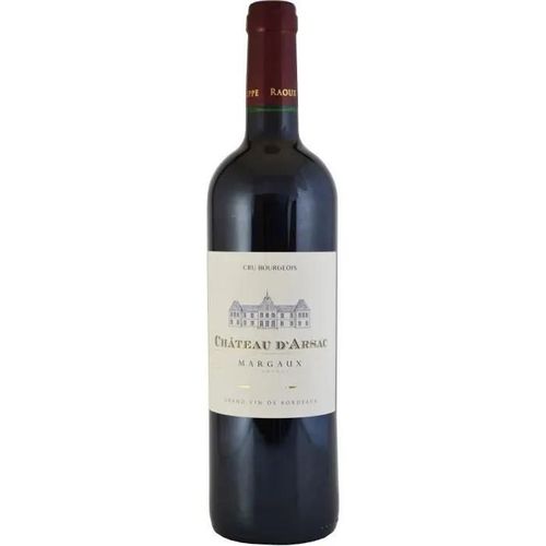 Château D'arsac 2017 - Aoc Margaux Cru Bourgeois - Vin Rouge De Bordeaux - 0.75 Cl