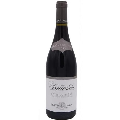 Maison Chapoutier Cuvée Belleruche 2023 Côtes-Du-Rhône - Vin Rouge De La Vallée Du Rhône