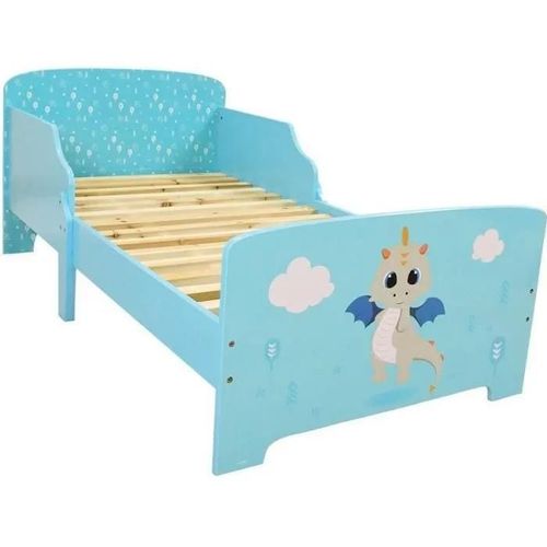 Leon Le Dragon Lit Avec Lattes 140 X 70 Cm Pour Enfant