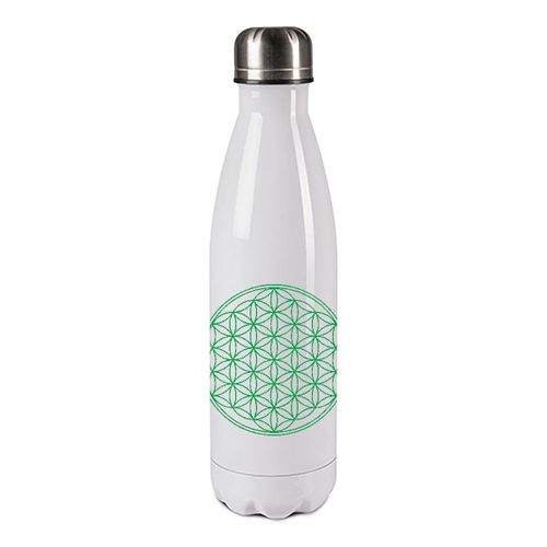 Bouteille Isotherme En Inox 750 Ml - Fleur De Vie By Cbkreation