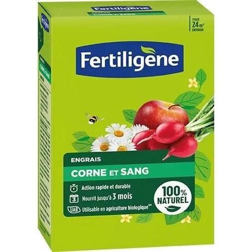 Engrais corne et sang FERTILIGENE - FCOSAN12 - 1,2 kg - Action rapide et durable - Nourrit jusqu'a 3 mois